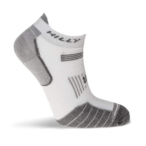 Hilly | Twin Skin | Socklet Min | White/ Grey Marl | Large