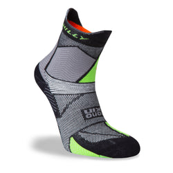 Hilly | Marathon Fresh | Anklet Med | Black/ Grey/ Lime Green | Medium