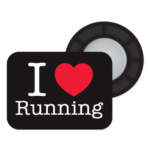 BibBits | I love running | Black