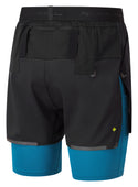 Ronhill | Men's Tech Ultra Twin Short | Black/Prussian Blue | Xtra Large