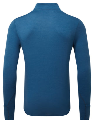 RonHill | Men's Tech Merino 1/2 Zip Tee | Admiral/Limestone | XL