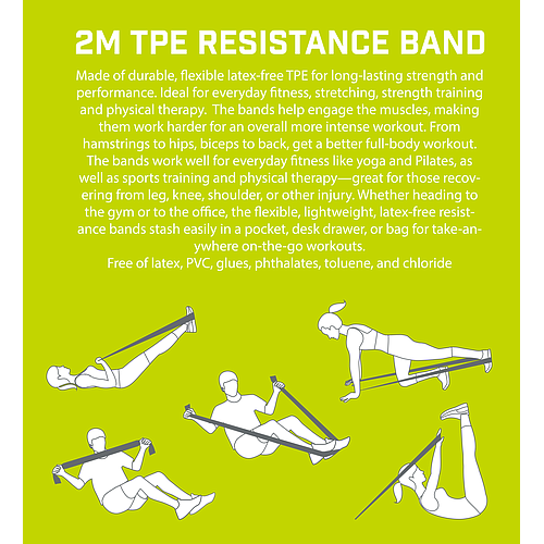 Ufe-Fitness | TPE Resistance band | 2m | Lite