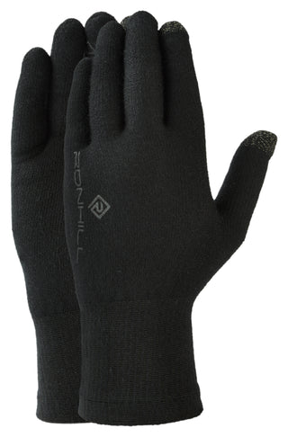 Ronhill | Merino Seamless Glove | Black | S