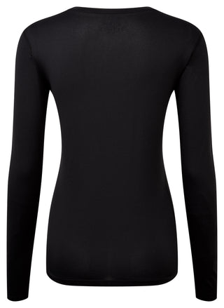 Ronhill | Wmn's Core L/S Tee | Black/Bright White | XL