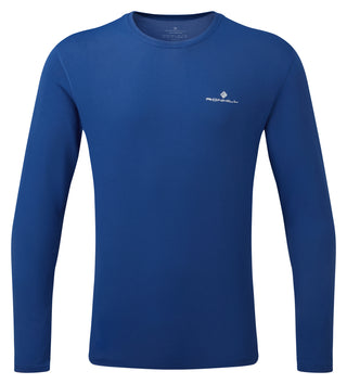 RonHill | Men's Core L/S Tee | Dark Cobalt/Bright White | M