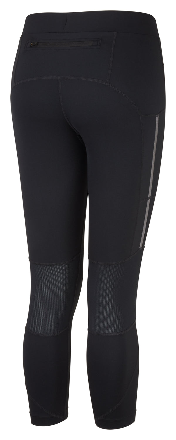 Ronhill | Wmn's Tech Revive Stretch Crop Tight | All Black | 8