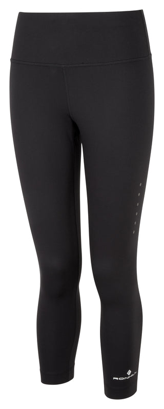 Ronhill | Wmn's Core Crop Tight | Black/Bright White | XS