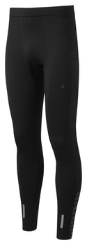 RonHill | Men's Tech Afterhours Tight | Black/Charcoal/Rflct | S