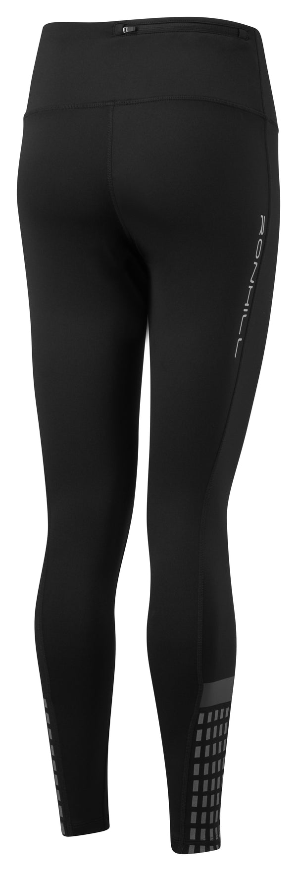 RonHill | Wmn's Tech Afterhours Tight | Black/Charcoal/Reflect | M