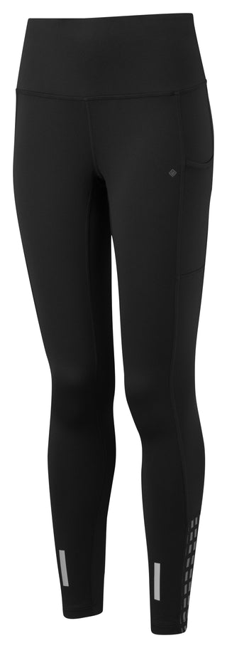 RonHill | Wmn's Tech Afterhours Tight | Black/Charcoal/Reflect | XL