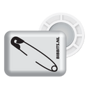 BibBits | Safety pins | White