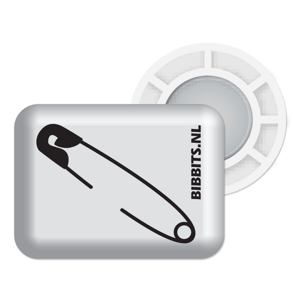 BibBits | Safety pins | White