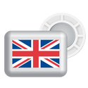 BibBits | UK Flag | White