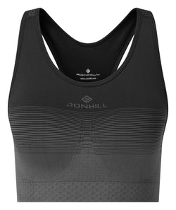 Ronhill | Wmn's Seamless Bra | Black/Carbon | Medium