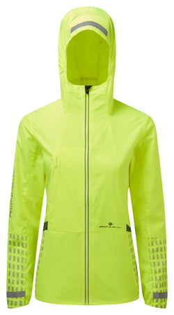 RonHill | Wmn's Tech Afterhours Jacket |  Fluo Yellow/Charcoal/Reflect | XS