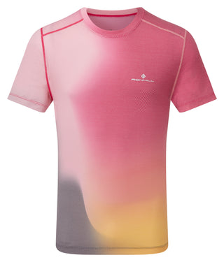 Ronhill | Men’s Tech Golden Hour Tee | Firecracker/MoleMerge | Medium