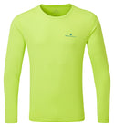 Ronhill | Men's Core L/S Tee | AcidLime/PrussianBlue | M
