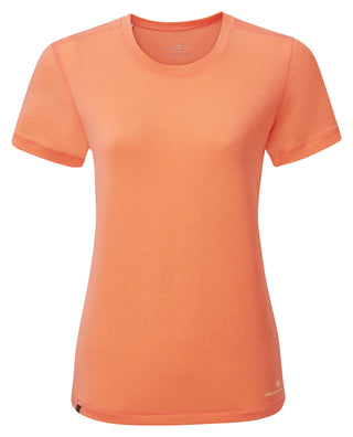 Ronhill | Wmn's Life Tencel S/S Tee | Peach Marl | L